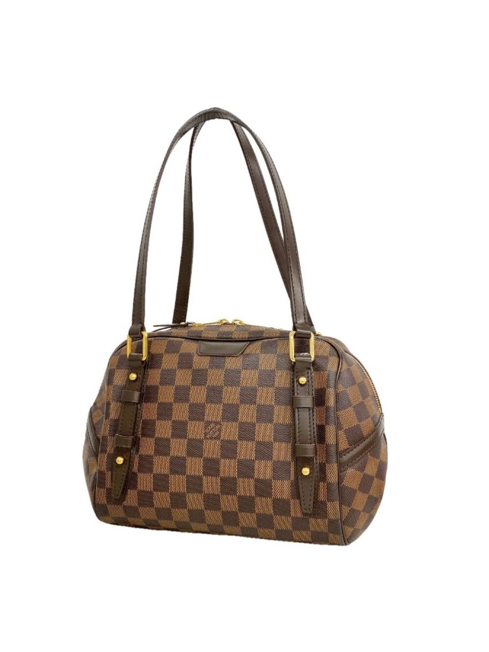 Louis Vuitton Shoulder Bag Damier Rivington PM Ebene